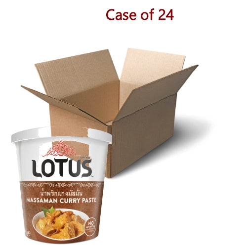 Load image into Gallery viewer, Lotus Masaman Curry Paste-瑪沙曼咖哩醬-400g-CUR245-24

