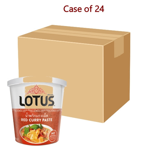 Lotus Red Curry Paste-泰式紅咖喱醬-400g-CUR242-24