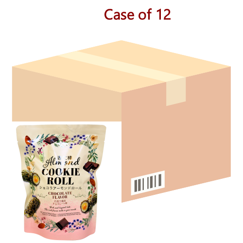 Love & Love Almond Cookie Roll with Chocolate-花之戀語杏仁棒-巧克力-80g-SNACLL201-12
