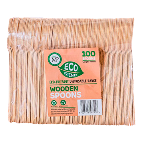 MP Wooden Spoons 16cm-木匙更-100pcs-KITCUT208