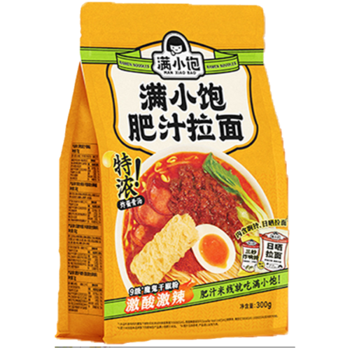 MXB Hot & Sour Noodle-滿小飽肥汁拉麵-300g-INMXB102