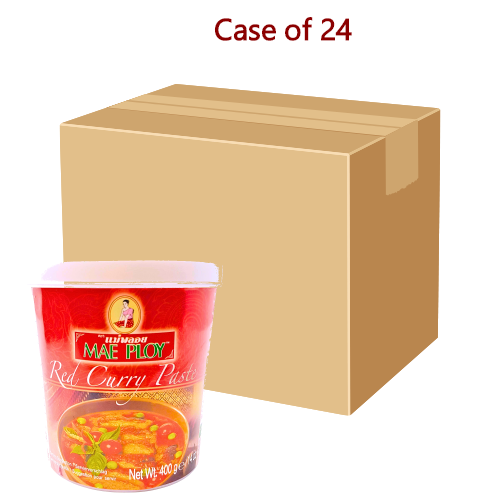 Load image into Gallery viewer, Mae Ploy Red Curry Paste-泰紅咖喱醬-400g-CUR204-24
