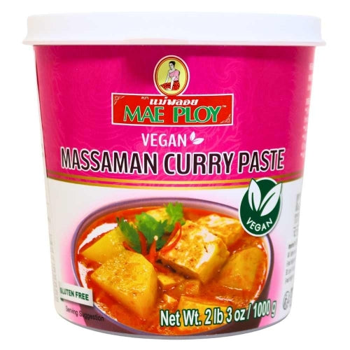 Mae Ploy (Vegetarian) Massaman Curry Paste-泰瑪沙曼咖喱醬(素)-1kg-CUR215