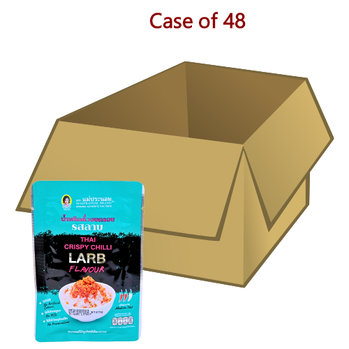 Mae Pronom Thai Crispy Chilli Topping - Larb-媽巴儂牌香辣脆米飯調味料-豬油味-20g-SEA405-48
