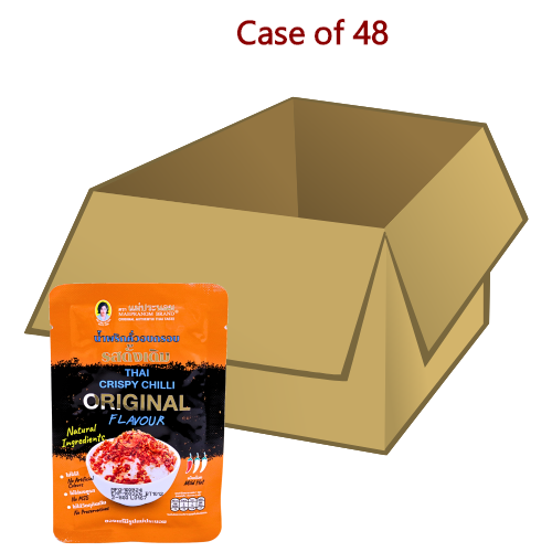 Mae Pronom Thai Crispy Chilli Topping - Original-媽巴儂牌香辣脆米飯調味料-原味-20g-SEA406-48