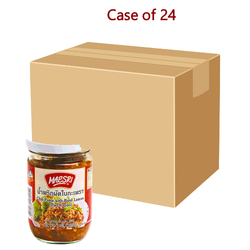 갤러리 뷰어에 이미지 로드, Maesri Chilli Paste with Basil Leaves (Pad Kapao)-泰國甲抛辣醬-200g-PASTE208-24
