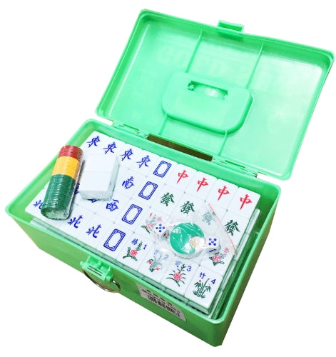 Mahjong Set - Green & White 7/12