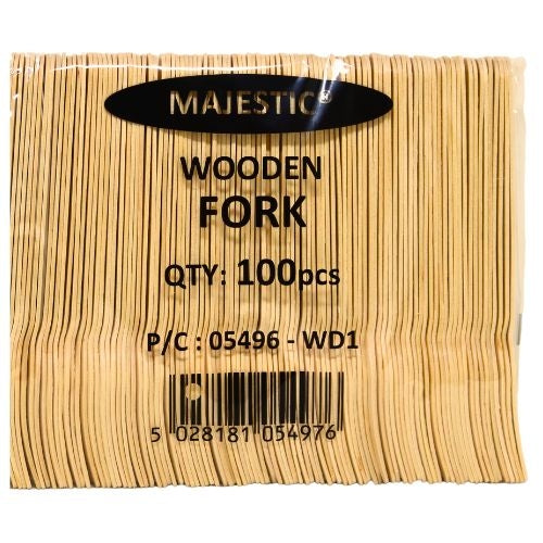 Majestic Wooden Forks-木叉-100pcs-KITCUT211
