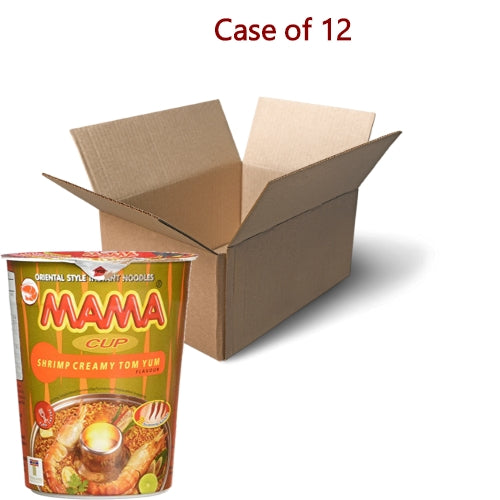 Mama Cup Noodle - Creamy Shrimp Tom Yum-媽媽即食杯麵 -酸辣濃湯味-70g-INMM404-12