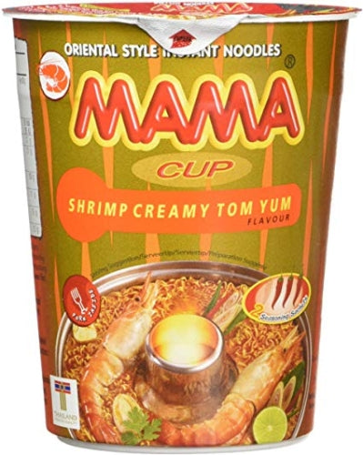 Mama Cup Noodle - Creamy Shrimp Tom Yum-媽媽即食杯麵 -酸辣濃湯味-70g-INMM404