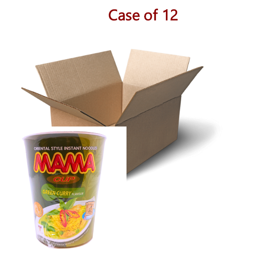 Mama Cup Noodle - Green Curry-媽媽即食杯麵 -青咖哩味-70g-INMM403-12