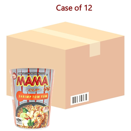 Load image into Gallery viewer, Mama Cup Noodle - Shrimp Tom Yum-媽媽即食杯麵 - 酸辣湯味-70g-INMM405-12
