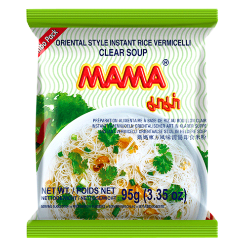 将图像加载到图库查看器中， Mama Jumbo Rice Vermicelli - Clear Soup 95g-媽媽清湯米粉-95g-INMM254
