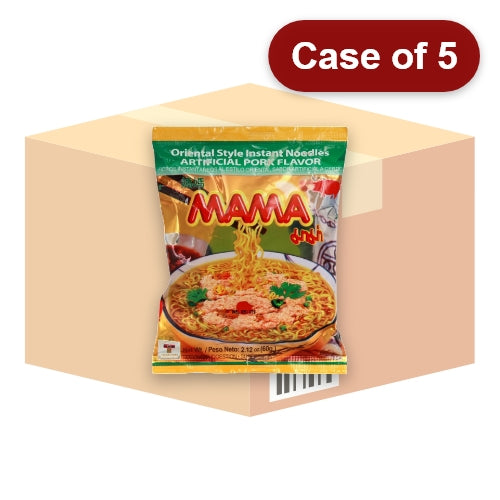 Mama Noodle - Pork-媽媽豬肉味湯麵-60g-INMM102-5