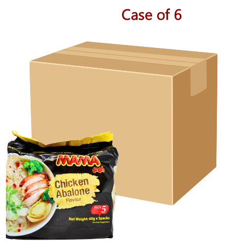 将图像加载到图库查看器中， Mama Rice Vermicelli Chicken &amp; Abalone Flv (Multi pack)-媽媽雞肉鮑魚味即食米粉-5_85g-INMM157A-6
