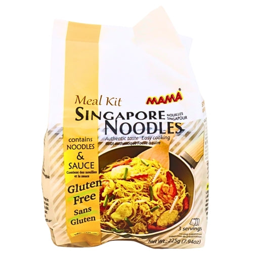Mama Singapore Noodle Meal Kit-媽媽星洲炒米粉(帶味包)-225g-INMM501