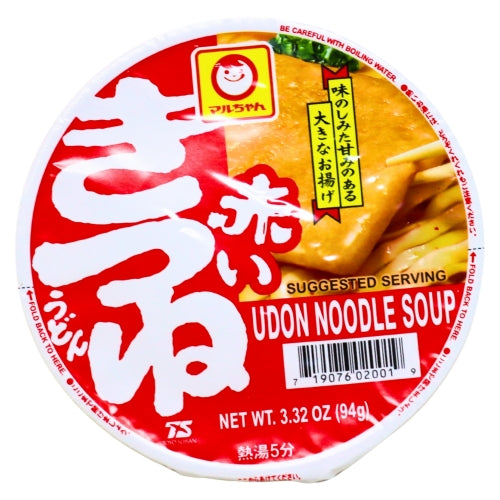Maruchan Akai Kitsune Udon Noodle-日本即食烏冬碗麵-94g-INMR102