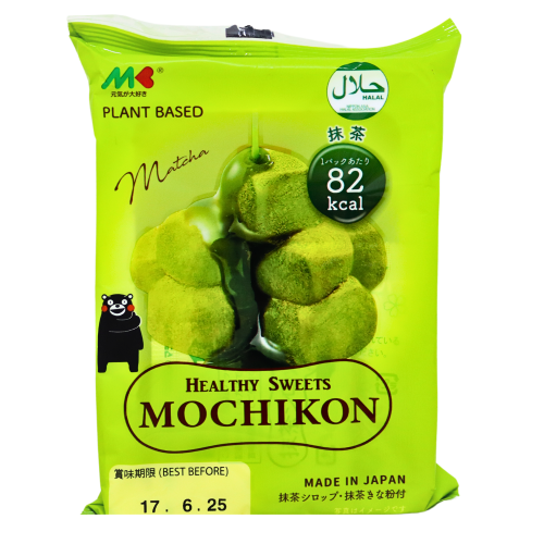 Marukin Mochikon Mochi with Matcha 109.5g-日本丸金抹茶麻糬蕨餅-109_5g-SNACMMO102