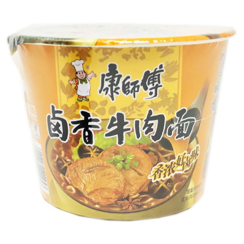 Master Kang Bowl Noodle - Braised Beef-康師傅鹵香牛肉碗面-110g-INMK311