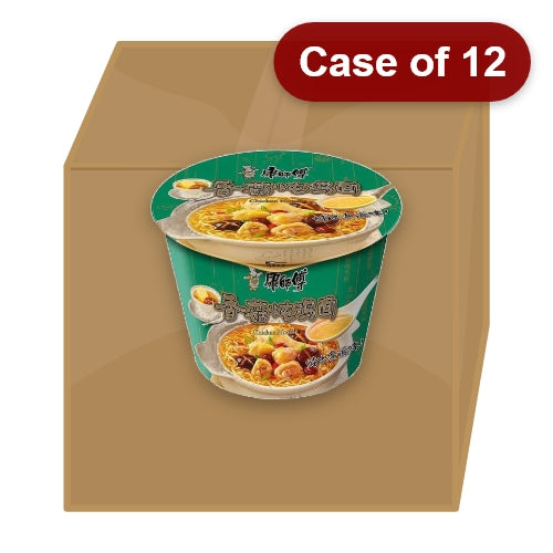 Master Kang Bowl Noodle - Chicken & Mushroom-康師傅香菇炖雞碗面-101g-INMK304-12