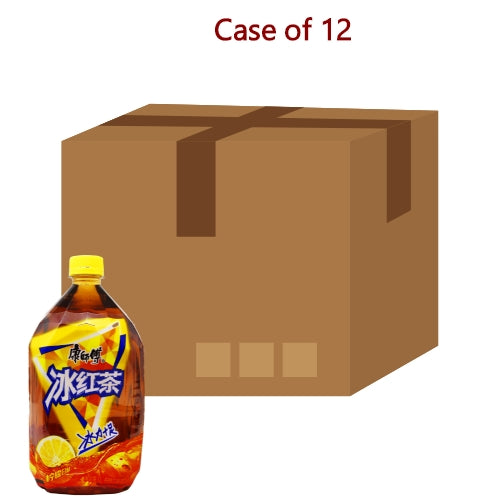 Load image into Gallery viewer, Master Kang Ice Lemon Tea-康師傅冰紅茶-1ltrs-DRIMK303-12
