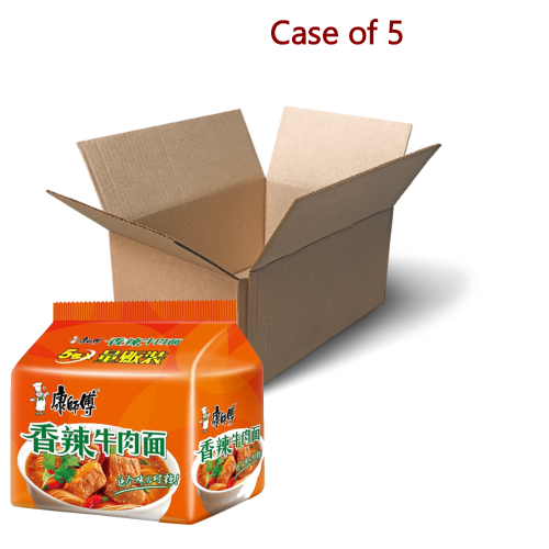 Master Kang Noodle - Hot Beef-康師傅香辣牛肉面-5_100g-INMK102-5