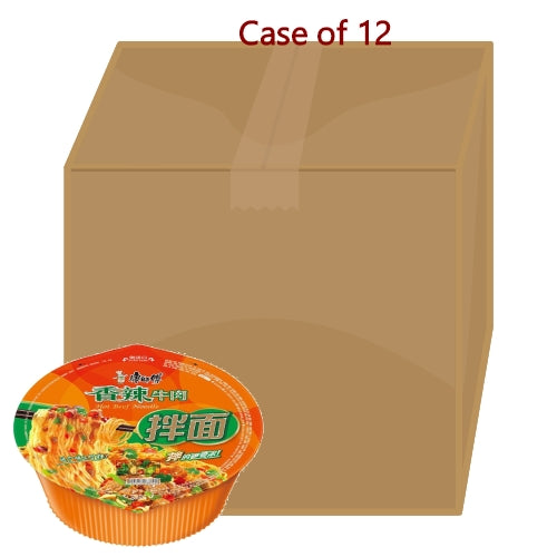 将图像加载到图库查看器中， Master Kang Stir Fried Cup Noodle - Roast Beef-康師傅紅燒牛肉干拌面-126g-INMK407-12
