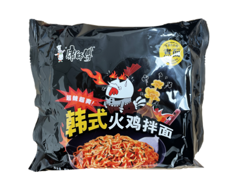 Master Kang Stir Fried Noodle - Korean Hot Chicken-康師傅乾拌面-韓式火雞面-5_100g-INMK251