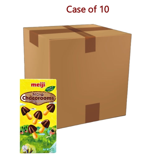 Meiji Chocorooms - Chocolate-明治蘑菇造型巧克力餅-40g-CHOMJ207-10
