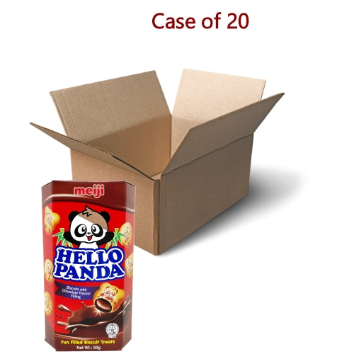 갤러리 뷰어에 이미지 로드, Meiji Hello Panda Biscuits - Chocolate - 50g-明治熊貓巧克力味夾心餅乾-50g-BISMJ117-20
