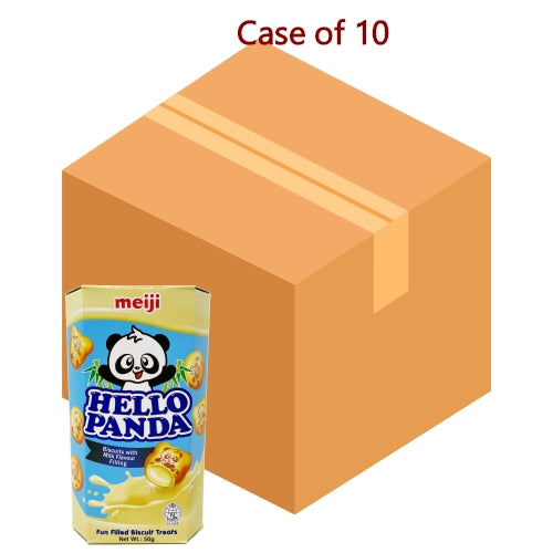 Meiji Hello Panda Biscuits - Milk-明治熊貓牛奶味夾心餅乾-50g-BISMJ118-10