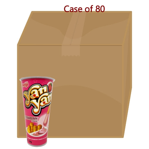 Meiji Yan Yan Dip Biscuit - Strawberry-明治草莓味餅乾棒-50g-BISMJ211-80