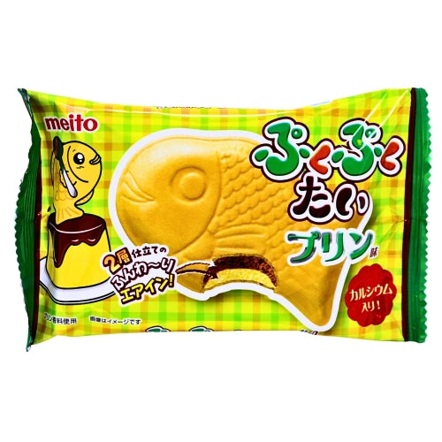 Meito Puku Puku Tai Pudding Flavour-名糖鯛魚燒 - 布丁味-16_5g-SNACMT104