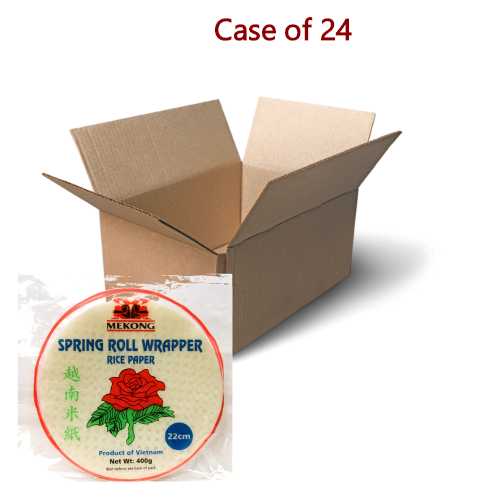 Mekong Rice Paper 22cm-湄公8.5"越南米紙-400g-WRAP526-24