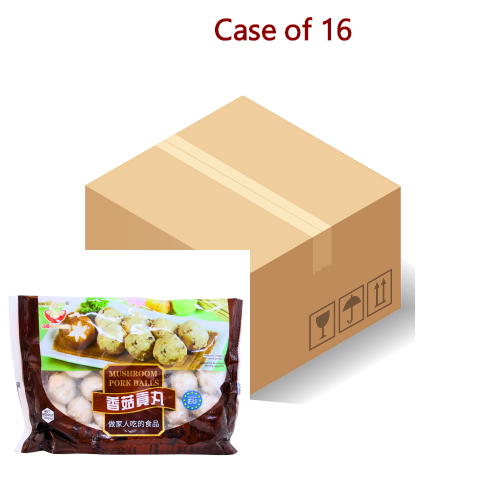 Meng Fu Mushroom Pork Ball-蒙福正點香菇貢丸-360g-FBALLMF110-16