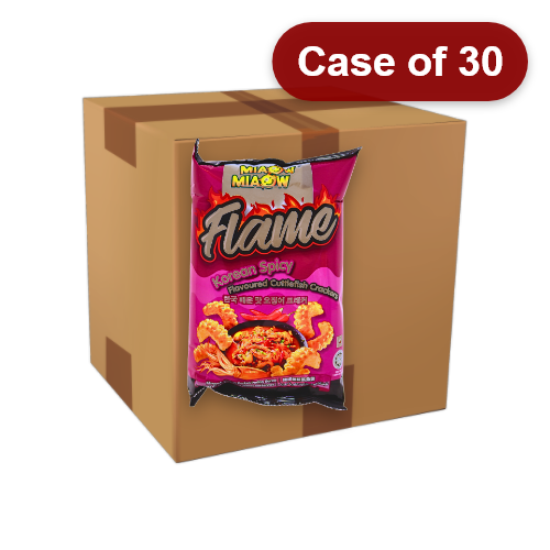 Load image into Gallery viewer, Miaow Miaow Cuttlefish Crackers - Korean Spicy-妙妙魷魚鮮-韓式辣味-50g-SNACMM214-30
