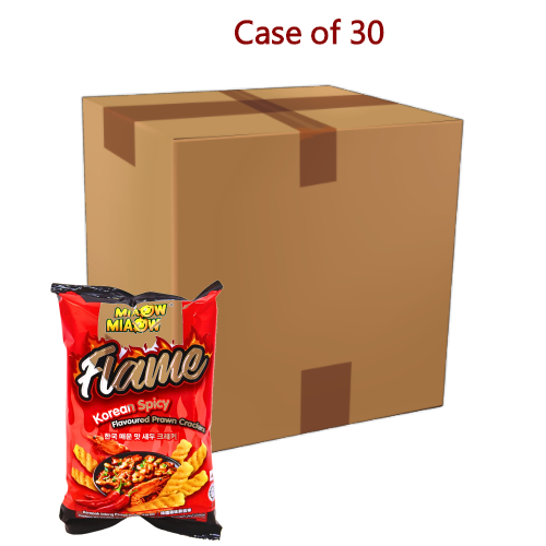 Tải hình ảnh vào trình xem Thư viện, Miaow Miaow Prawn Crackers - Korean Spicy-妙妙鮮蝦棒-韓式辣味-50g-SNACMM212-30
