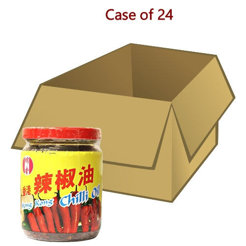 Min Hong HK Chilli Oil-綿香香港辣椒油-有渣-210g-CHIMH101-24