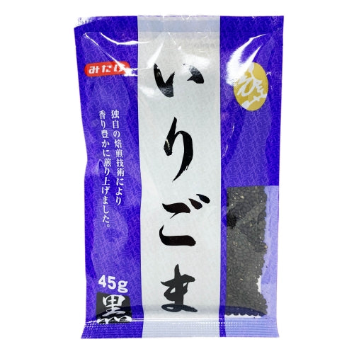 Mitake Roasted Black Sesame Seed (Irigoma Kuro)-日本焙煎黑芝麻-45g-SPIMI102