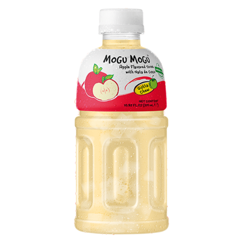 将图像加载到图库查看器中， Mogu Mogu Apple Drink with Nata De Coco-椰果萍果味飲料-320ml-DRIMM109
