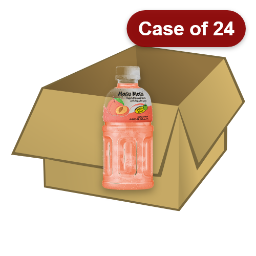 โหลดรูปภาพเข้าสู่ตัวดูแกลเลอรี, Mogu Mogu Peach Drink with Nata De Coco-椰果蜜桃味飲料-320ml-DRIMM116-24

