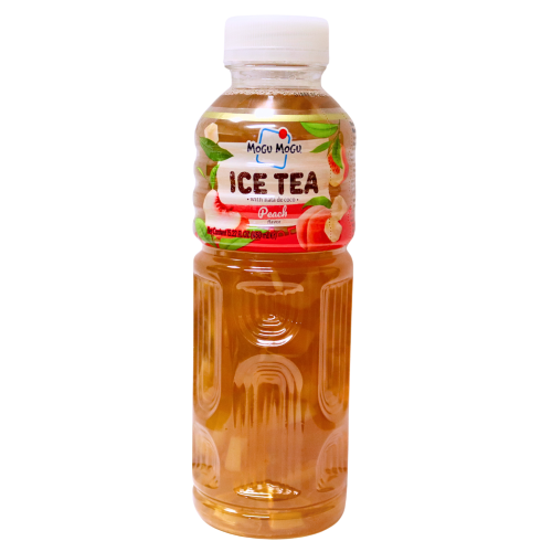 Mogu Mogu Peach Ice Tea with Nata De Coco-椰果冰茶蜜桃味飲料-450ml-DRIMM122