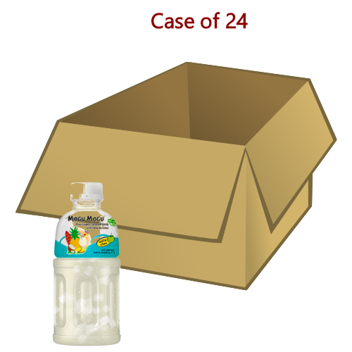 Mogu Mogu Pina Colada Drink with Nata De Coco-椰果椰林飄香味飲料-320ml-DRIMM112-24