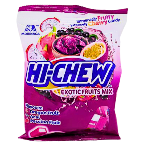 Morinaga Hi-Chew Chewy Candy - Exotic Fruits Mix-森永嗨啾軟糖-特選水果味-100g-CANMO103