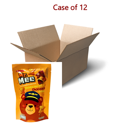 갤러리 뷰어에 이미지 로드, Mr Mee Biscuits Filled with Chocolate-朱古力味熊仔餅-50g-BISMM101-12
