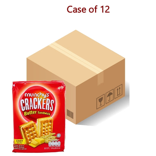 *Munchy's Sandwich Cracker - Butter*-*麥奇力士特濃牛油夾心餅*-270g-BISMC203-12