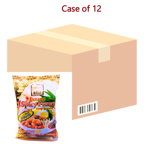 Load image into Gallery viewer, Mykuali Penang Spicy Prawn Noodle-檳城香辣蝦湯麵-4_105g-INMY102-12

