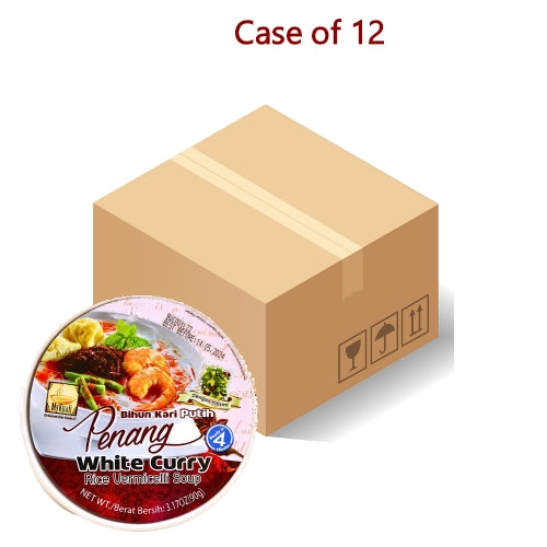 将图像加载到图库查看器中， Mykuali Penang White Curry Rice Vermicelli-檳城白咖喱碗裝米粉-90g-INMY201-12
