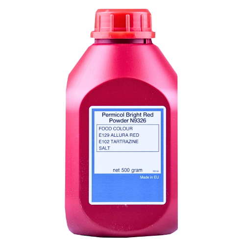 N9326 Permicol Bright Red Food Colour-紅粉-500g-COL105