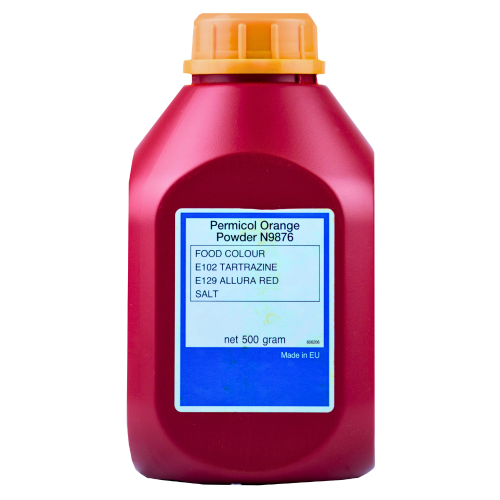 N9876 Permicol Orange Food Colour-橙粉-500g-COL106